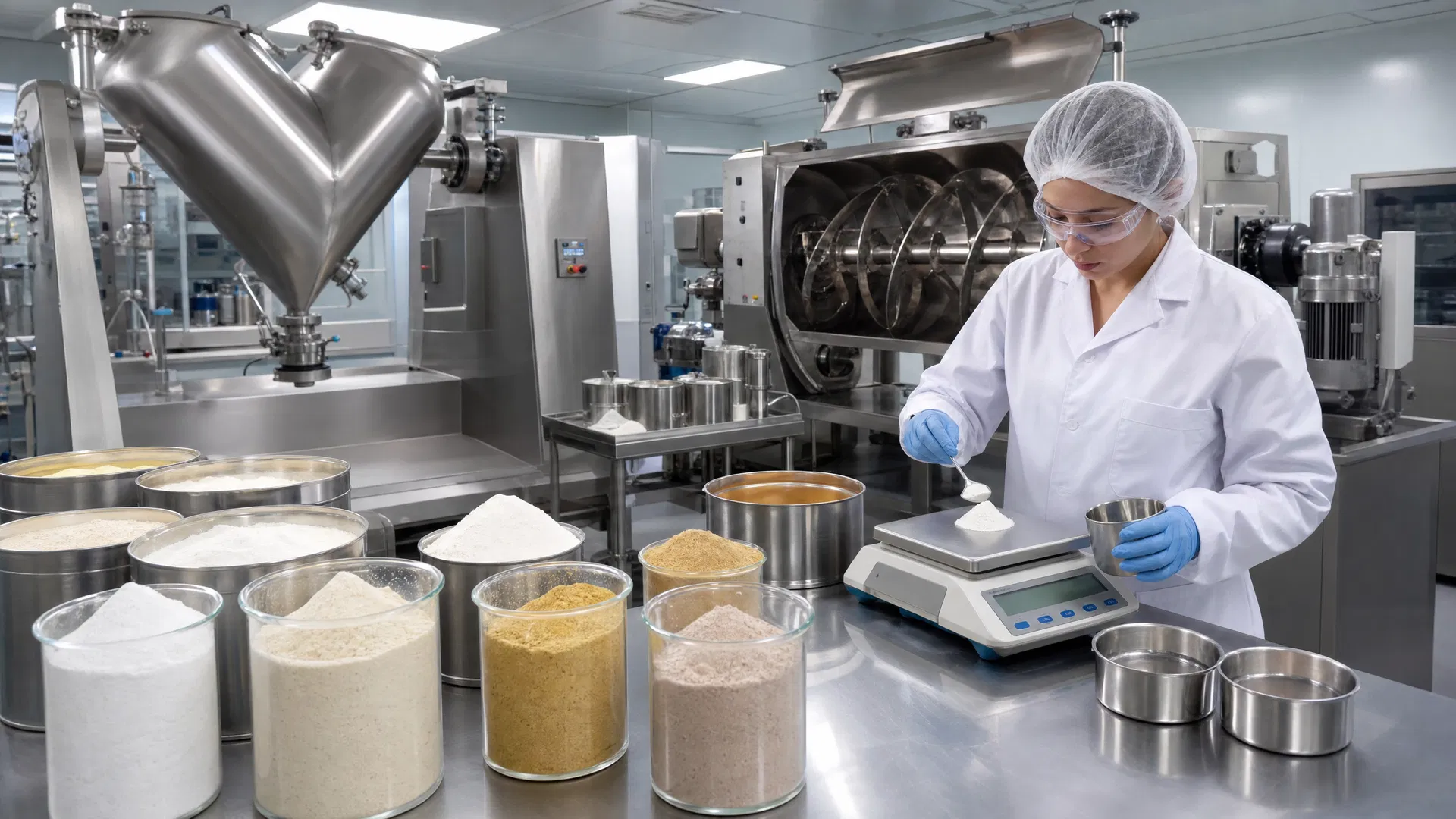 Powder formulation ingredients for a coffee product brief